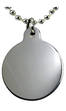 Stainless Steel Round Dog Tags