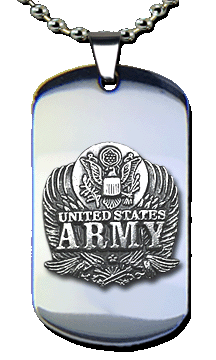 Army Insignia with Flag