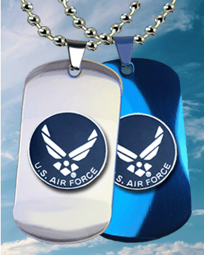 Air Force Wing Insignia dog tag