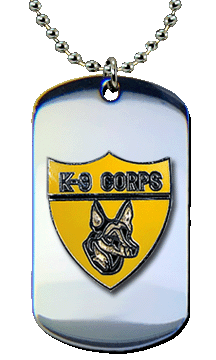 K9 Dog Tag Stainless Steel