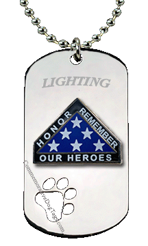 K9 Stainless Steel Honor Dog Tag