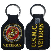 USMC Embroidered Key Chain