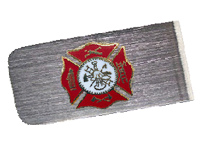 Stainless Steel Fire Fighter Money Clip
