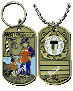 Coast Guard Brat Dog Tag