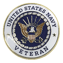 Navy Veteran Pin