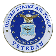 Air Force Veteran Pin