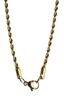 2.5mm Gold Rope Chain