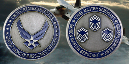 Air Force SNCO Challenger Coin