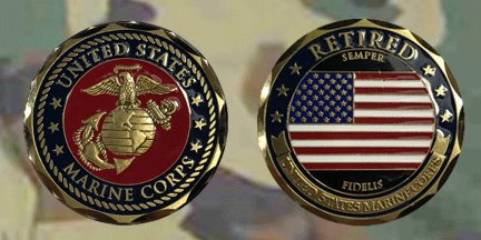Marine Corp Insignia Challenge Coin