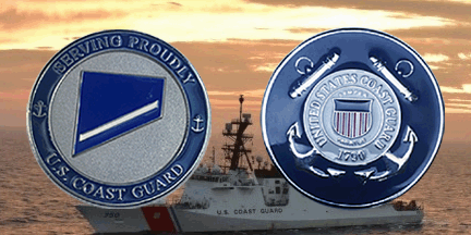 Coast Guard E1 Challenger Coin
