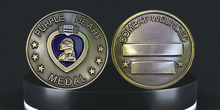 Purple Heart Military Coin