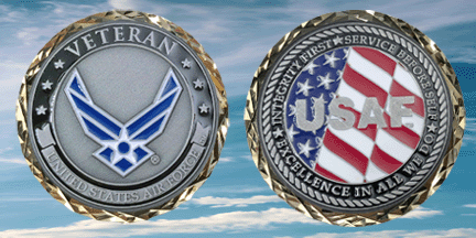 Air Force Veterean Challenge Coin