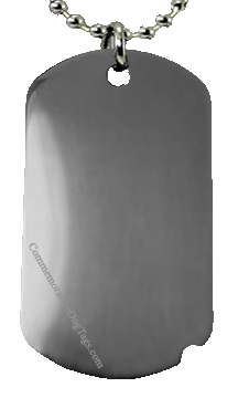 Notched Stainless Steel Dog Tag Blanks
