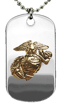 USMC Eagle, Globe & Anchor Tag