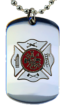 Fire Department Insignia Tag