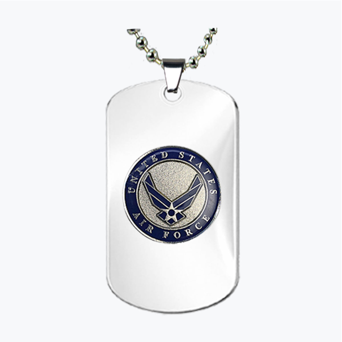 Air Force Insignia Blue Hap Arnold Wing Dog Tag