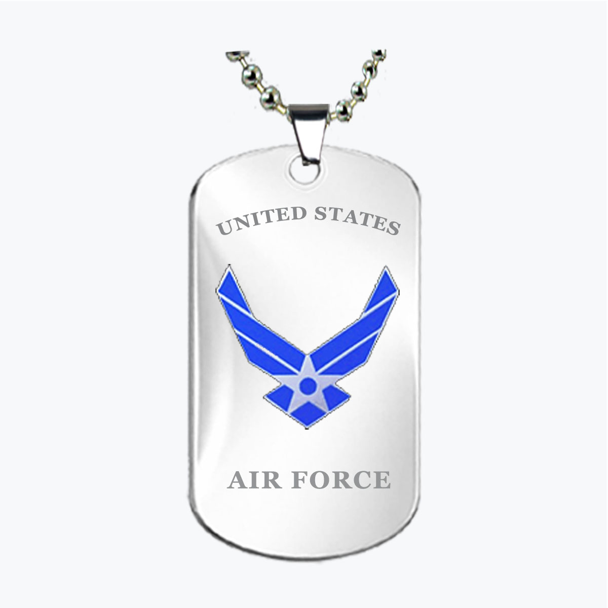 Air Force Insignia Hap Arnold Blue Wing Dog Tag