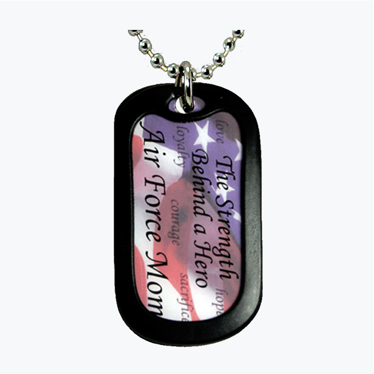 Air Force Mom Aluminum Dog Tag