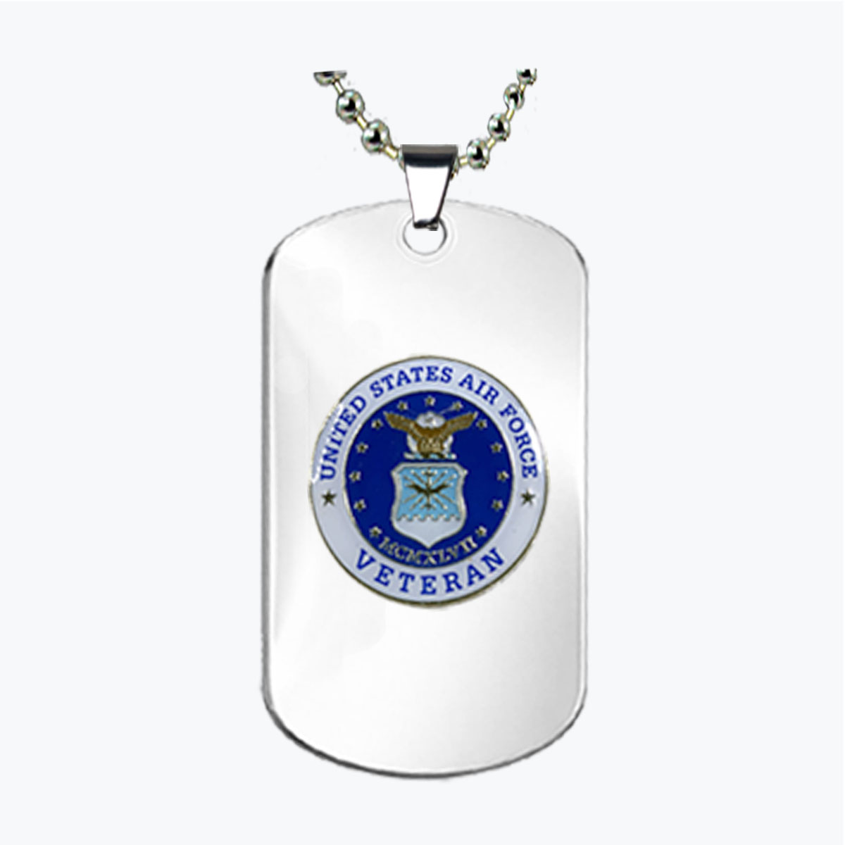 Air Force Veteran Legacy Seal Dog Tag