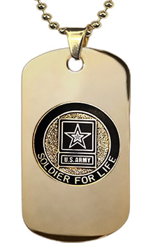 Army Dog Tag Stainless Steel