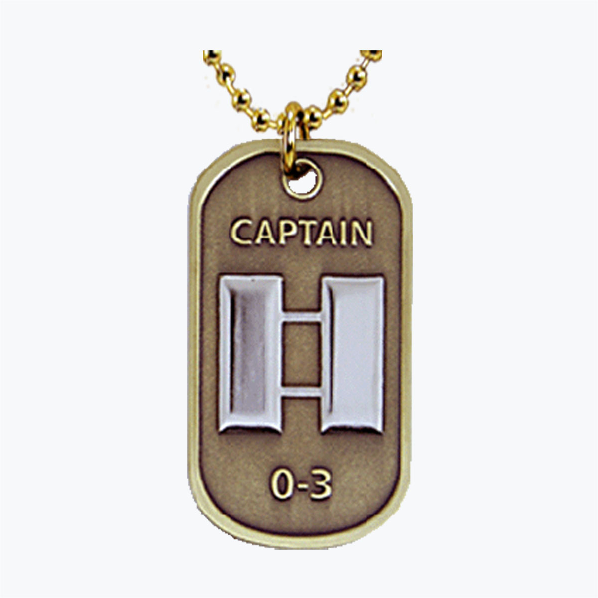 Army Captain O3 Dog Tag
