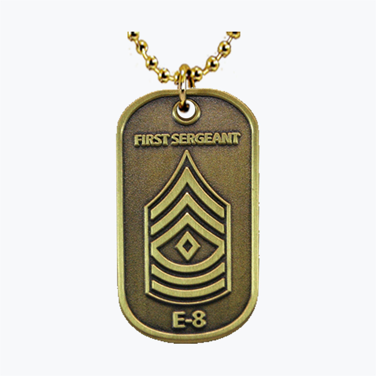 Army First Sergeant E8 Dog Tag