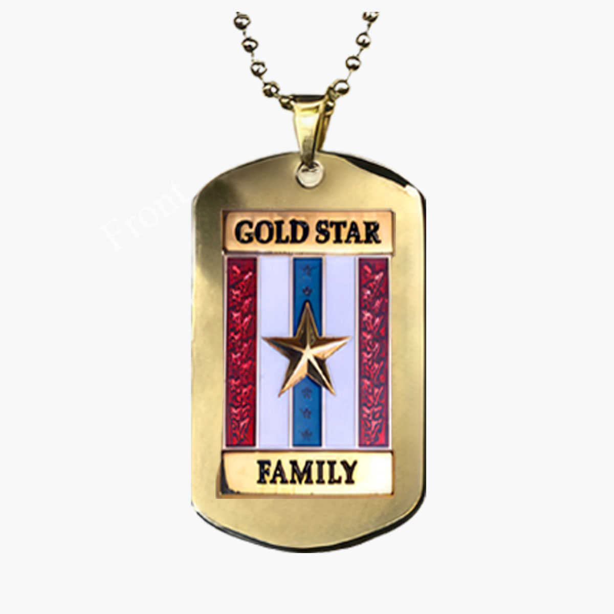 Army Gold Star Family Dog Tag