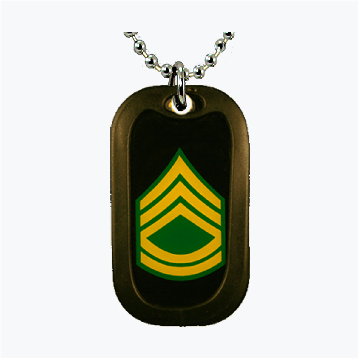 Army Sergeant First Class Aluminum Dog Tag