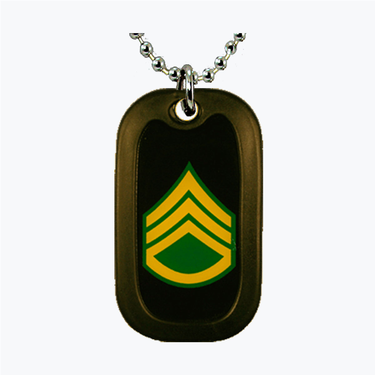 Army Staff Sergeant Aluminum Dog Tag