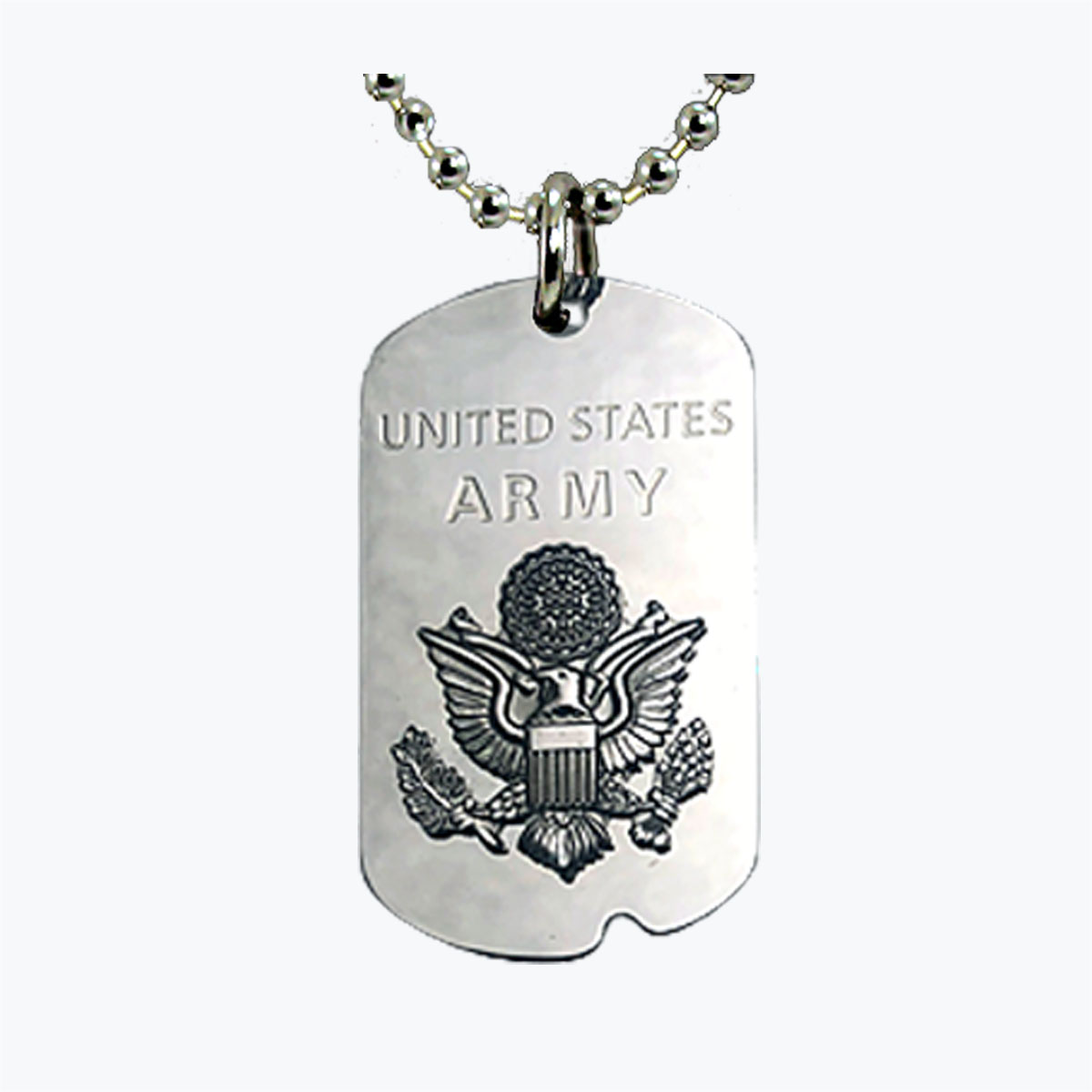 Army Stainles Steel Insignia Dog Tag