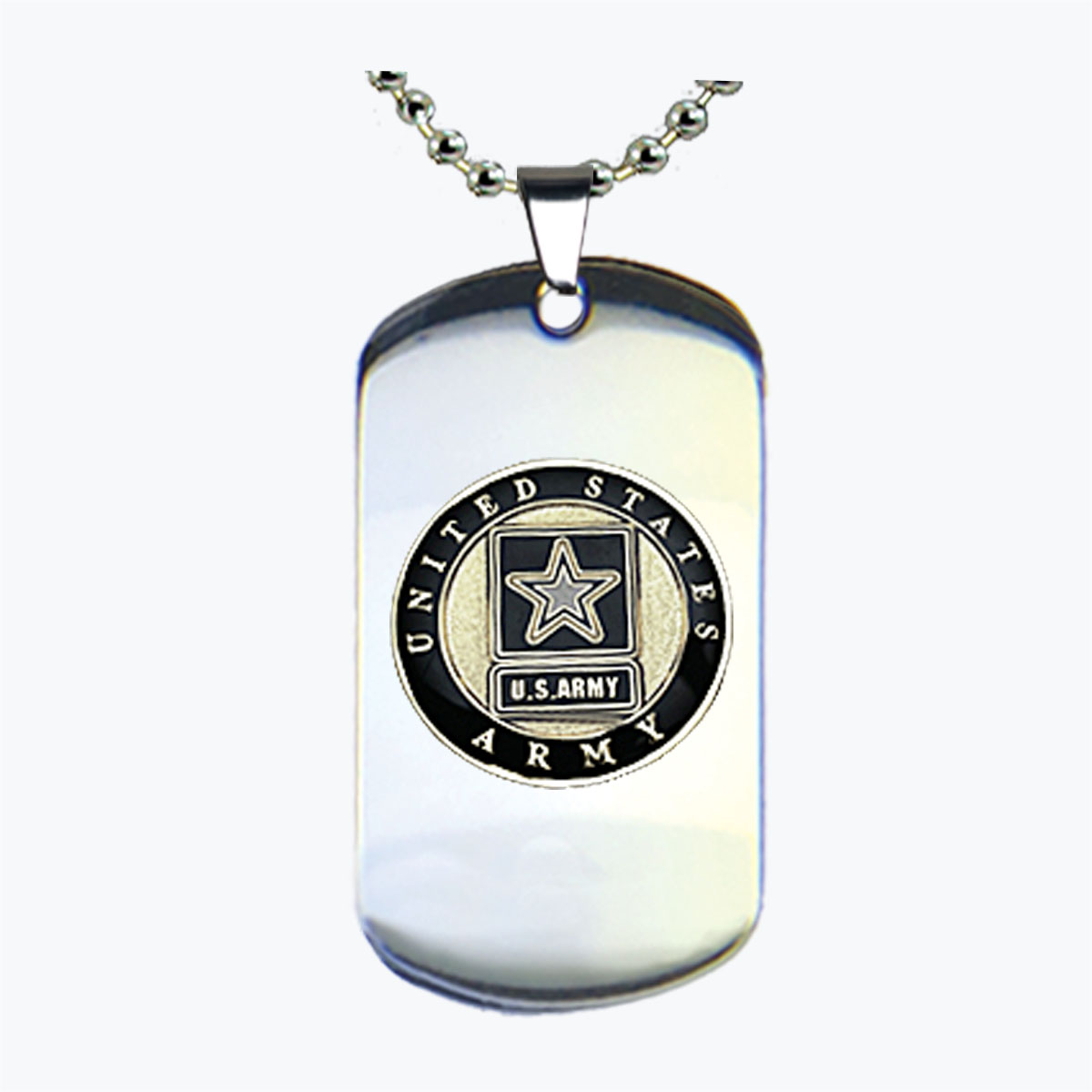 Army Star Emblem Dog Tag