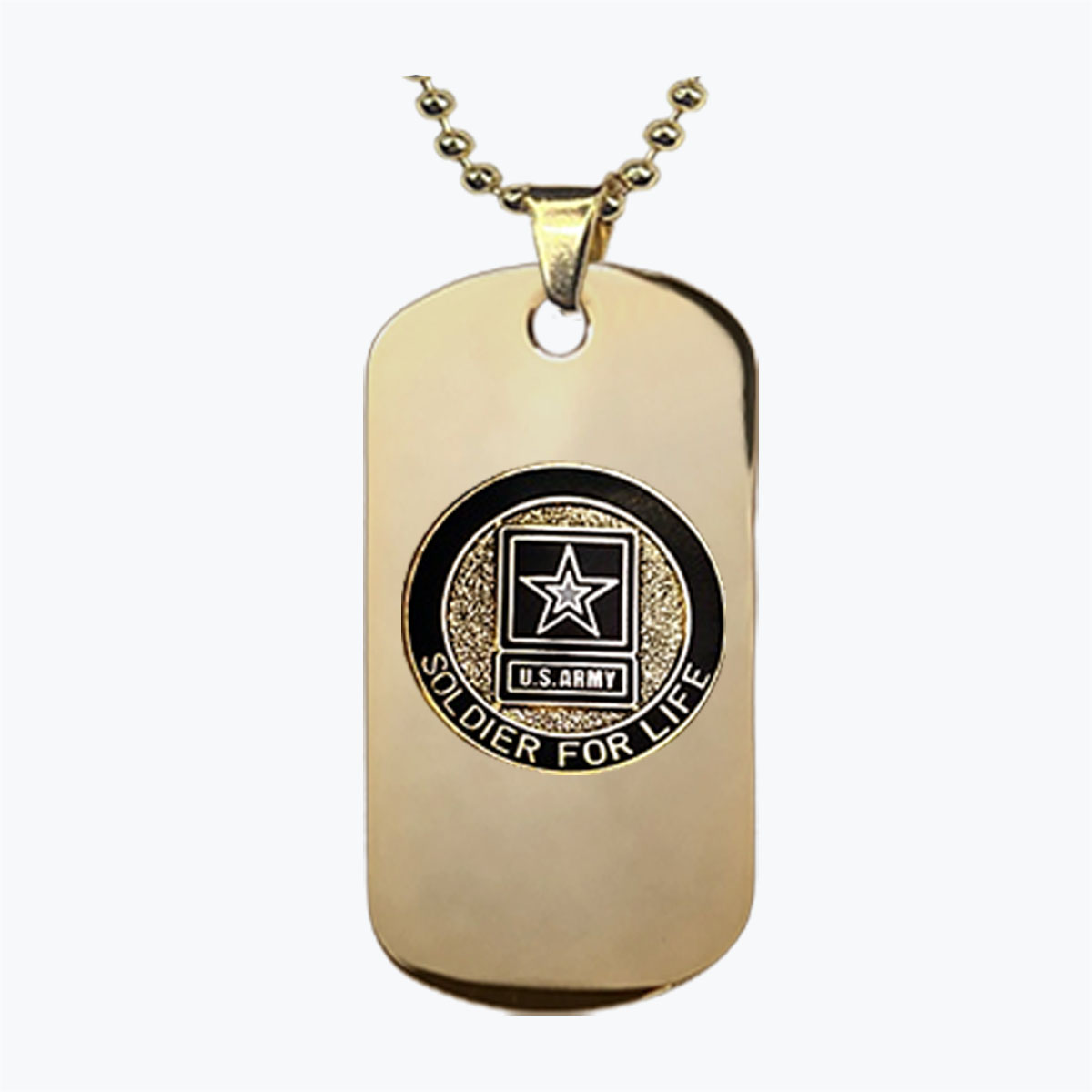 Army Star Soldier for Life Dog Tag