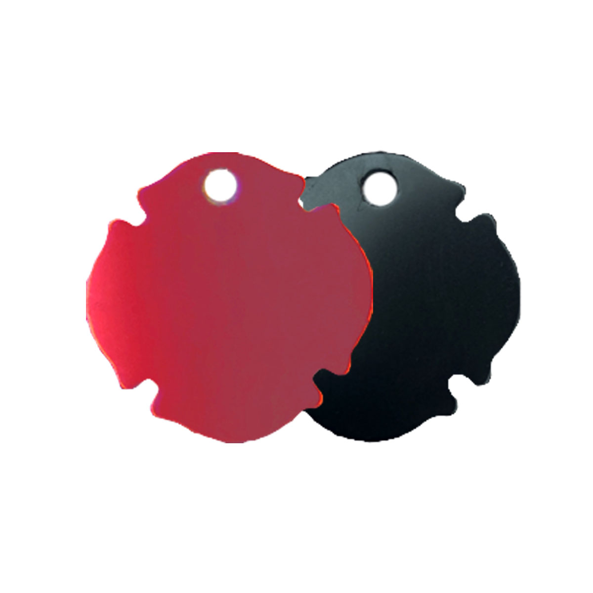 Fire Department Insignia Aluminum Dog Tag Blanks