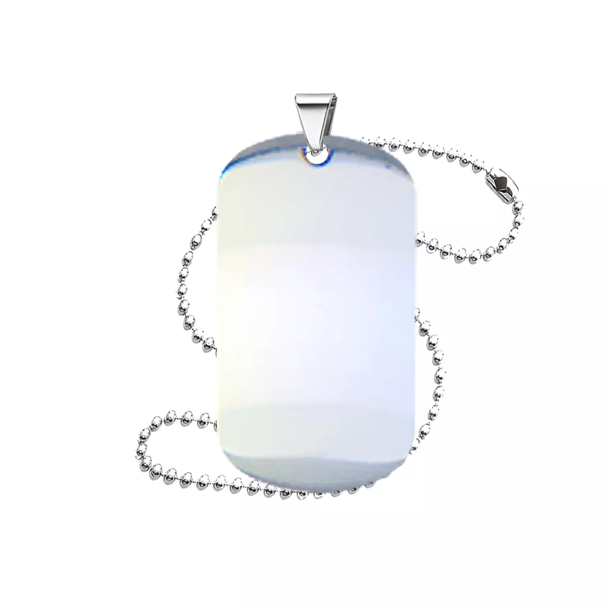 Stainless Steel Mini Dog Tag Blank