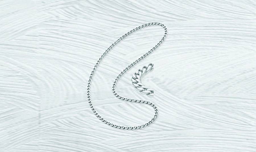 2.8mm Stainless Curb Link Chains No Clasp