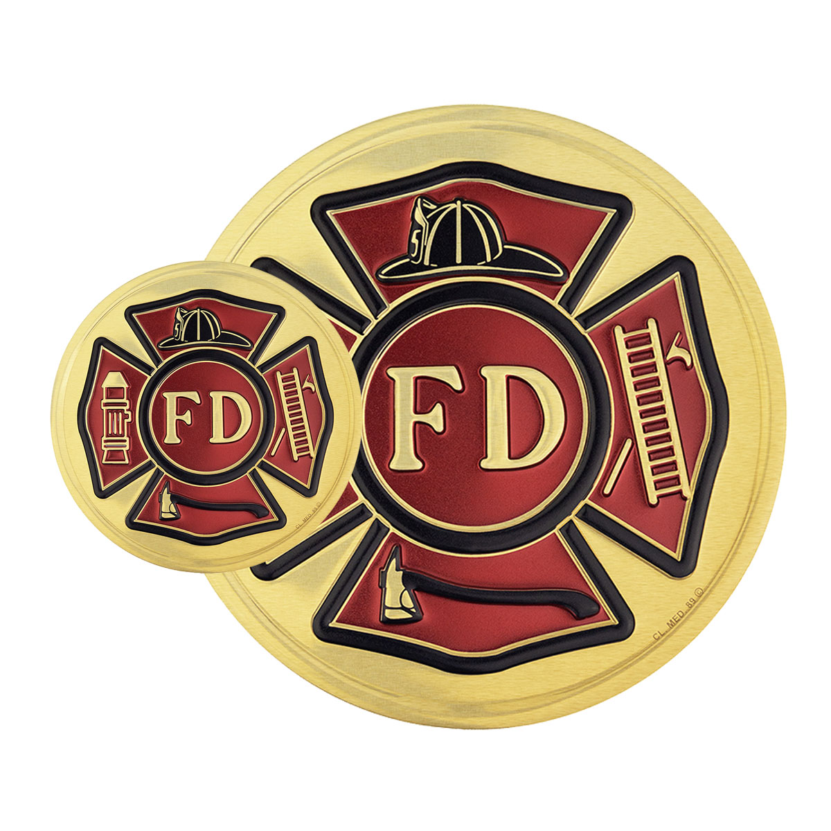Fire Department Car Badges