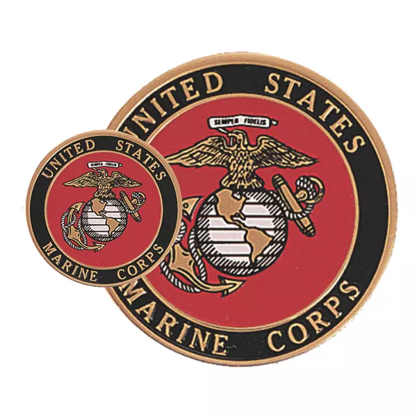 Marine Corps Car Badge