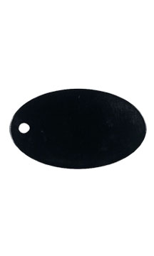 Black Oval Aluminum