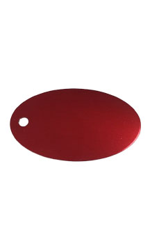 Red Oval Aluminum