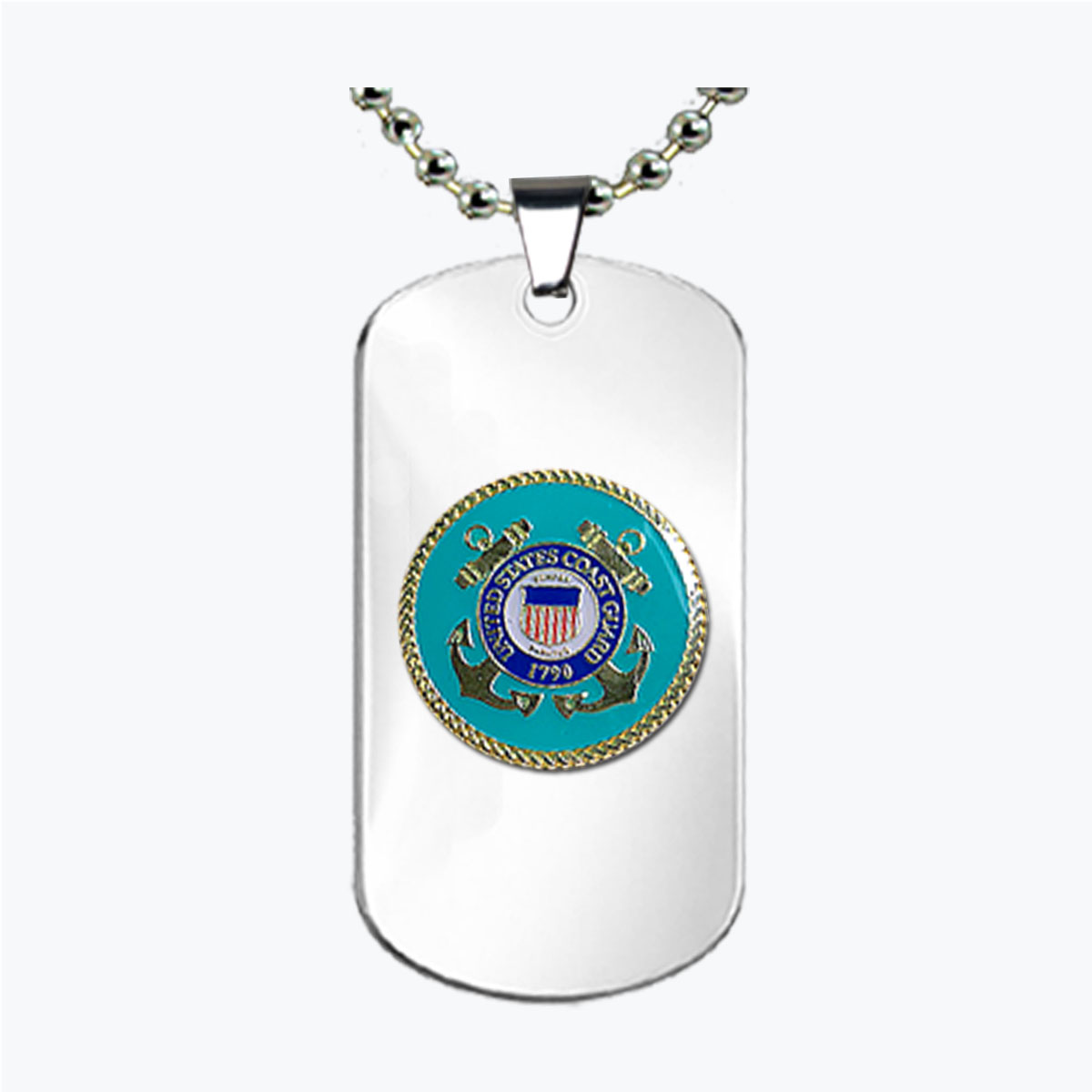 Coast Guard Insignia Dog Tag