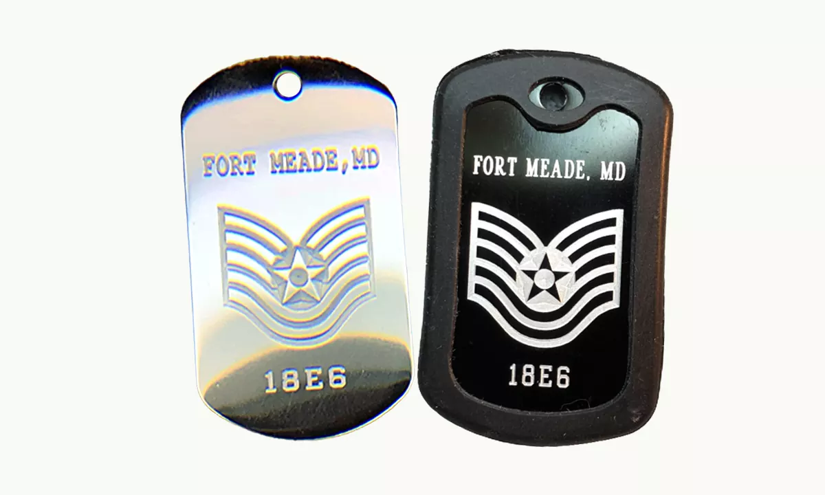 Fort Meade Stainless Steel and Black Aluminum