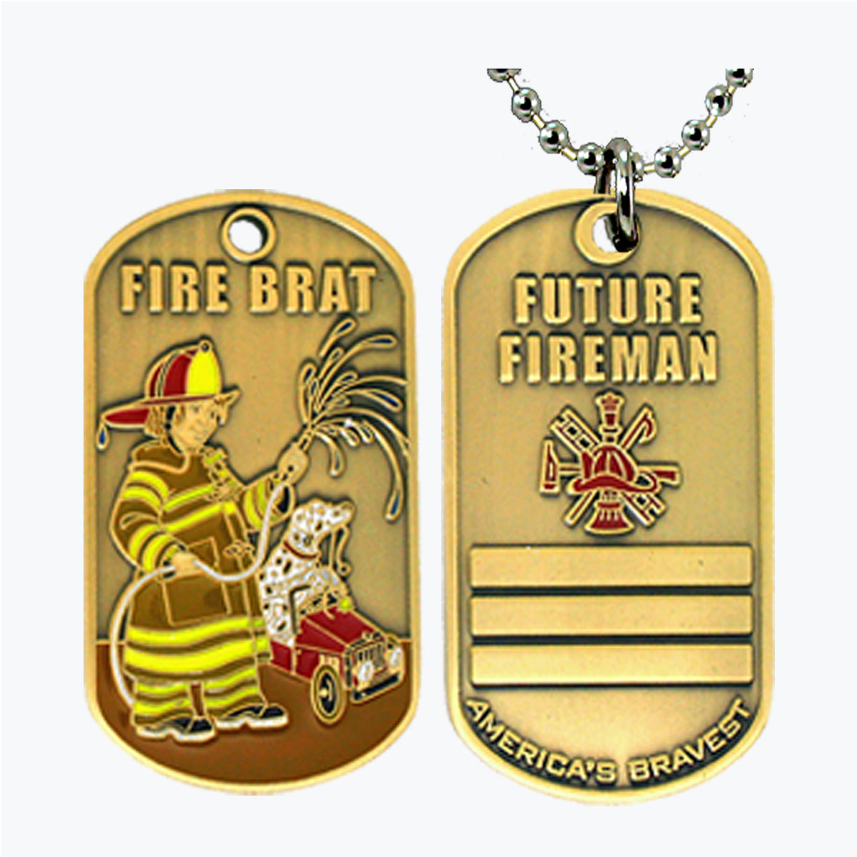 Fire Brat Dog Tag