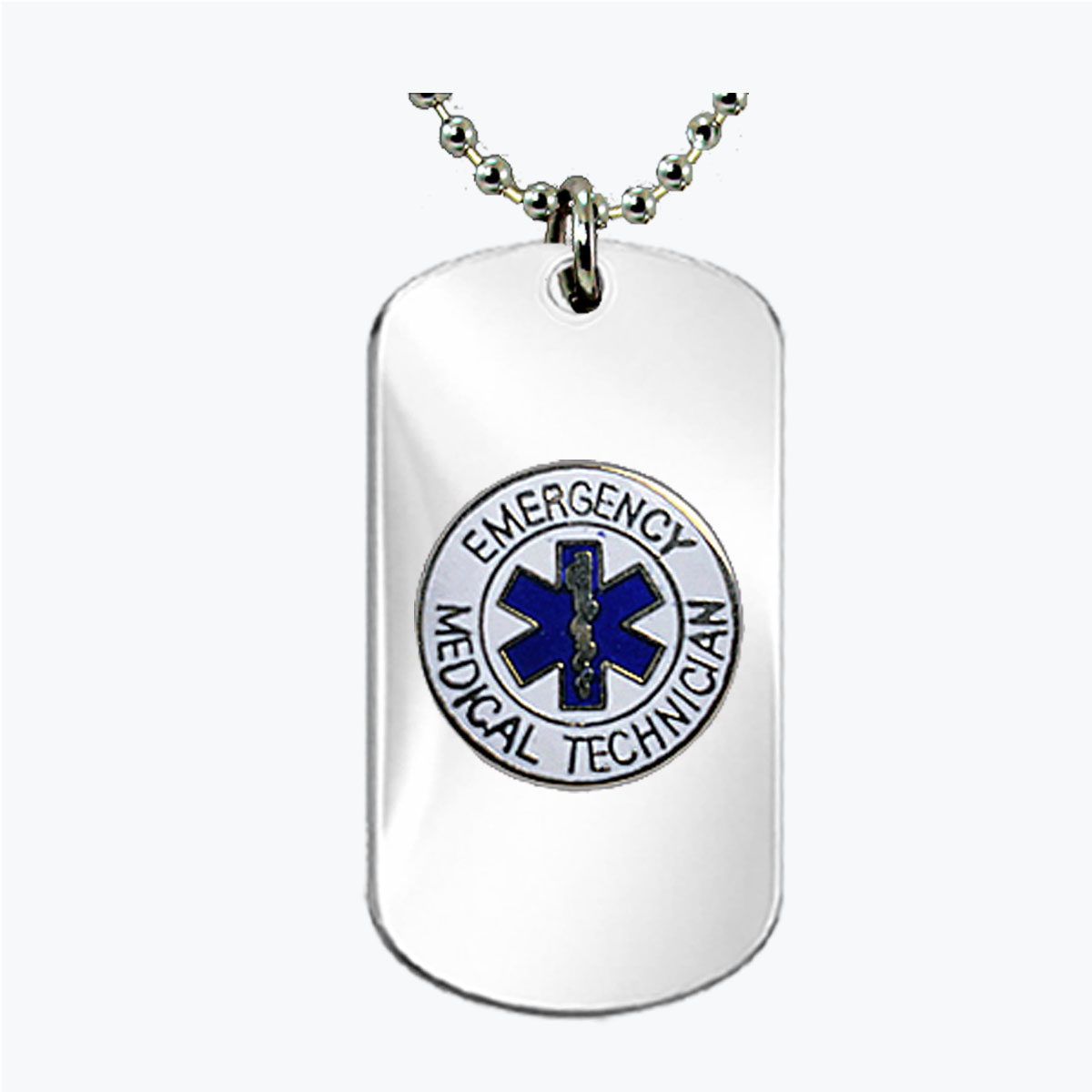 Paramedic Emergency Medical Technician Dog Tag