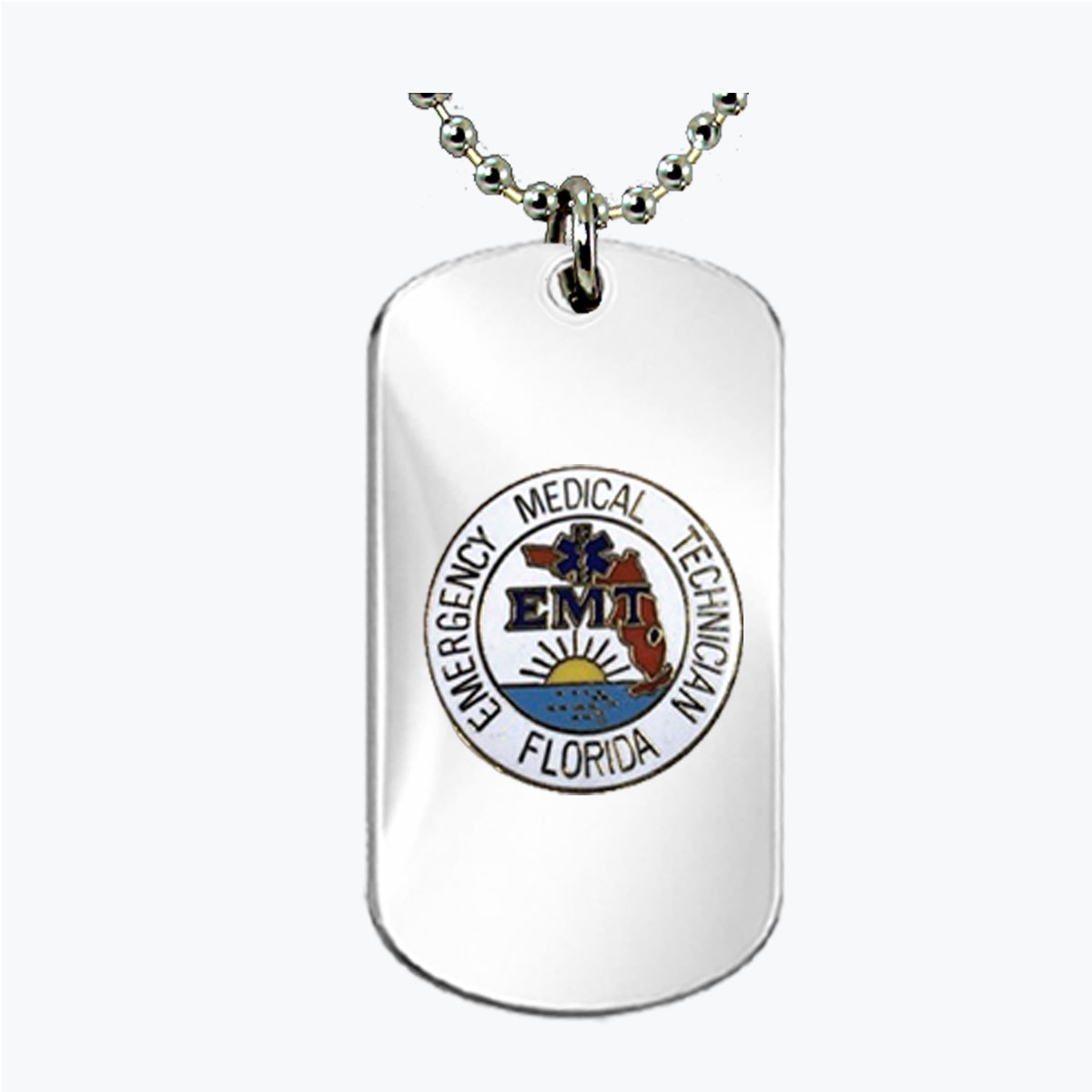 Paramedic Emergency Medical Technician Dog Tag