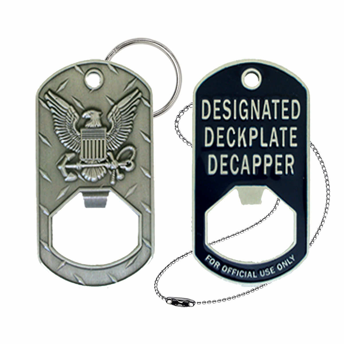 Navy Deckplate Bottle Opener