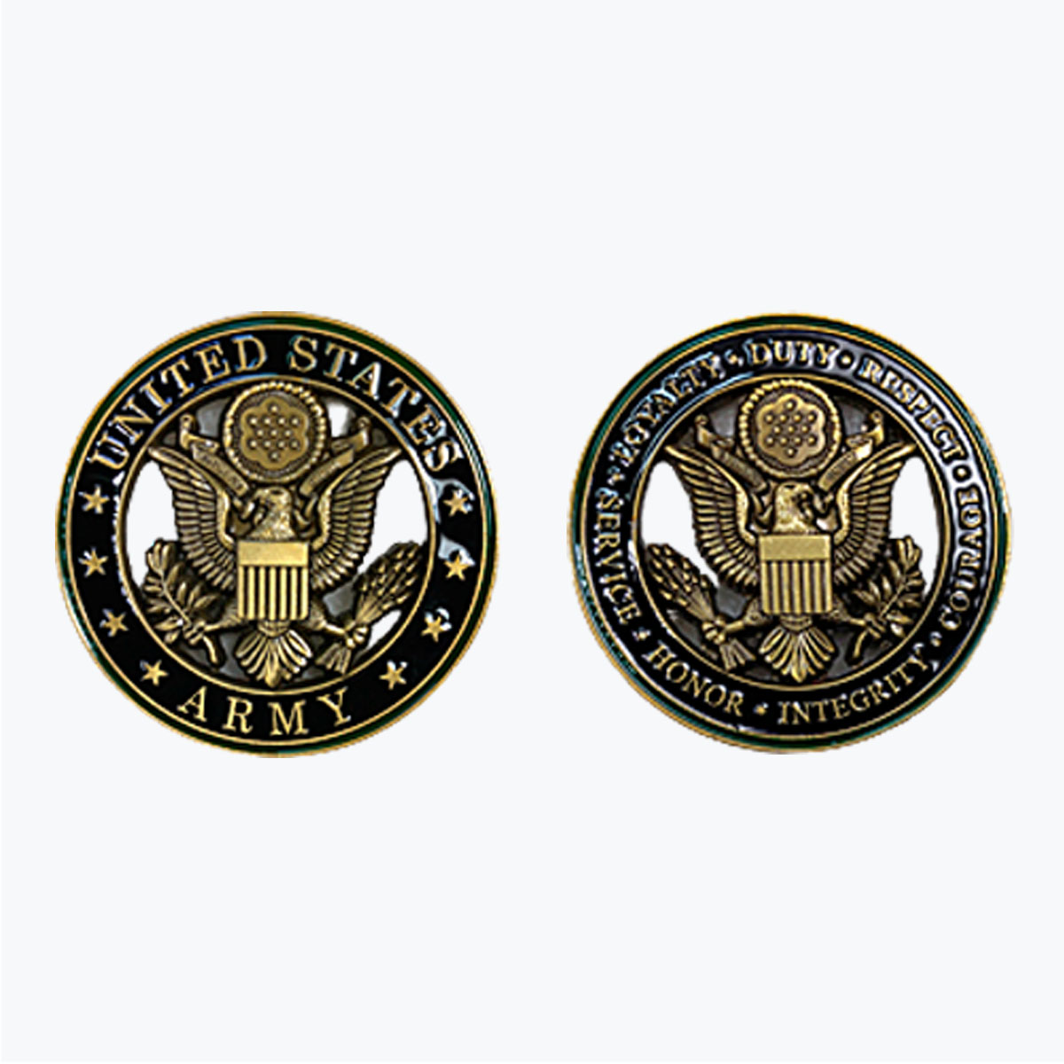 Army Core Values Challenge Coin