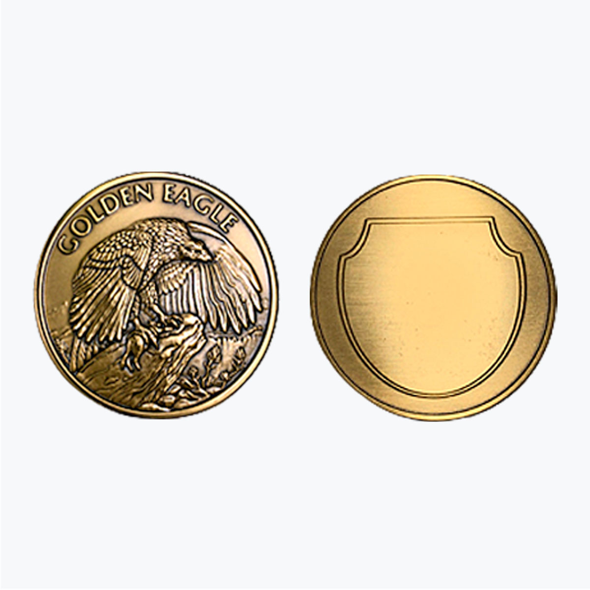 Golden Eagle Challenge Coin