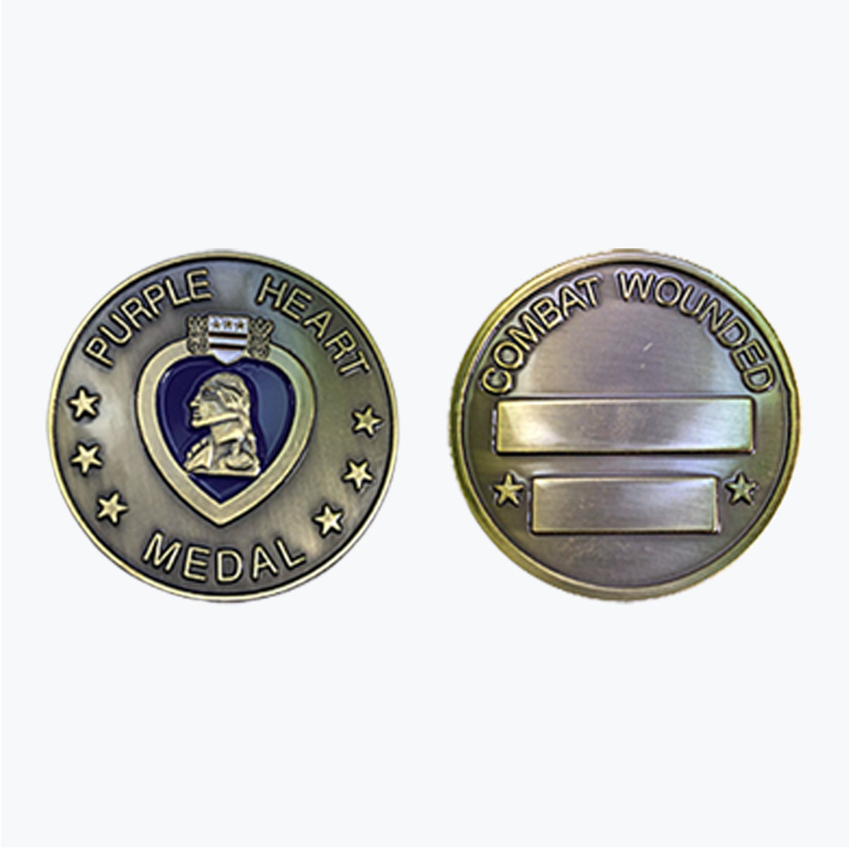 Purple Heart Challenge Coin