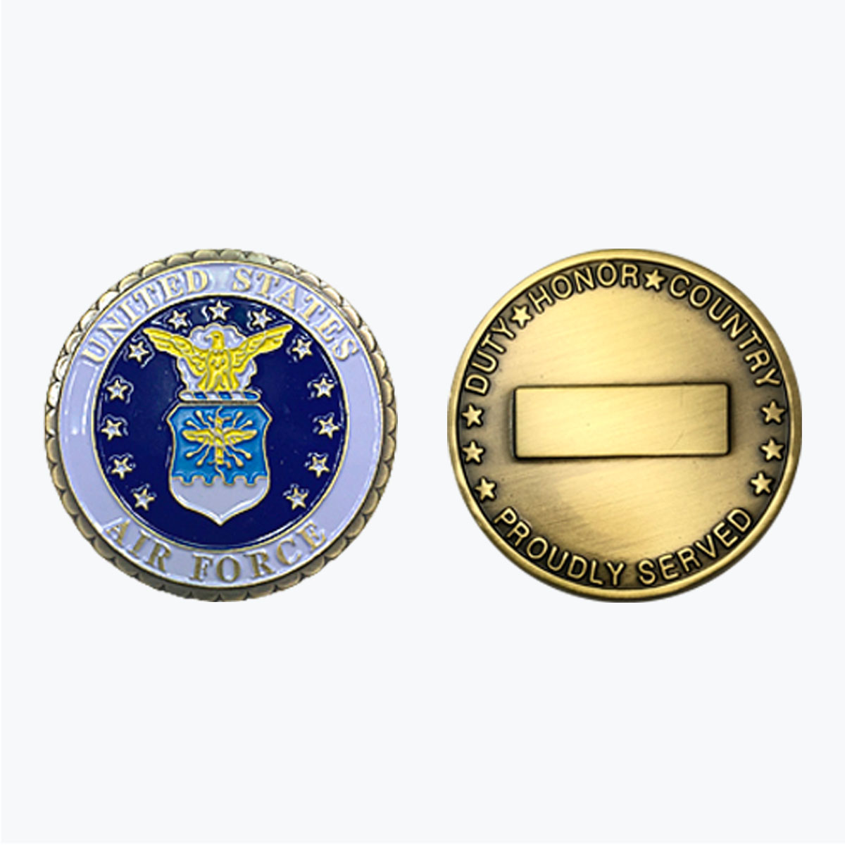 U.S. Air Force Gold Eagle Emblem Challenge Coin