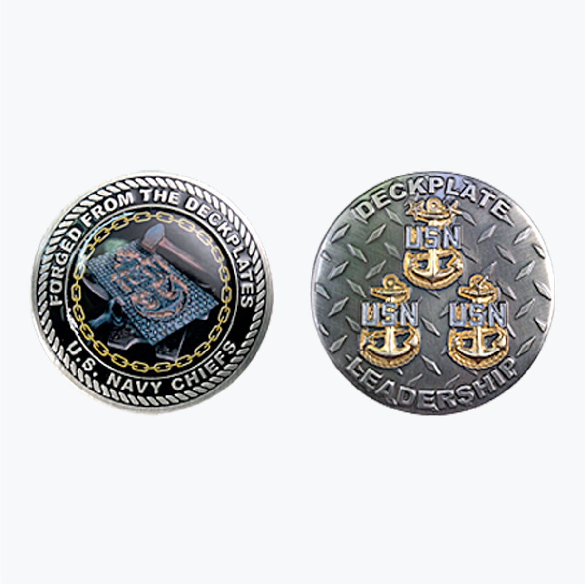 U.S. Navy Chief Petty Officer Deckplate Challenge Coin